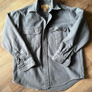 Cabela's Gray Lightweight Shirt Jacket
